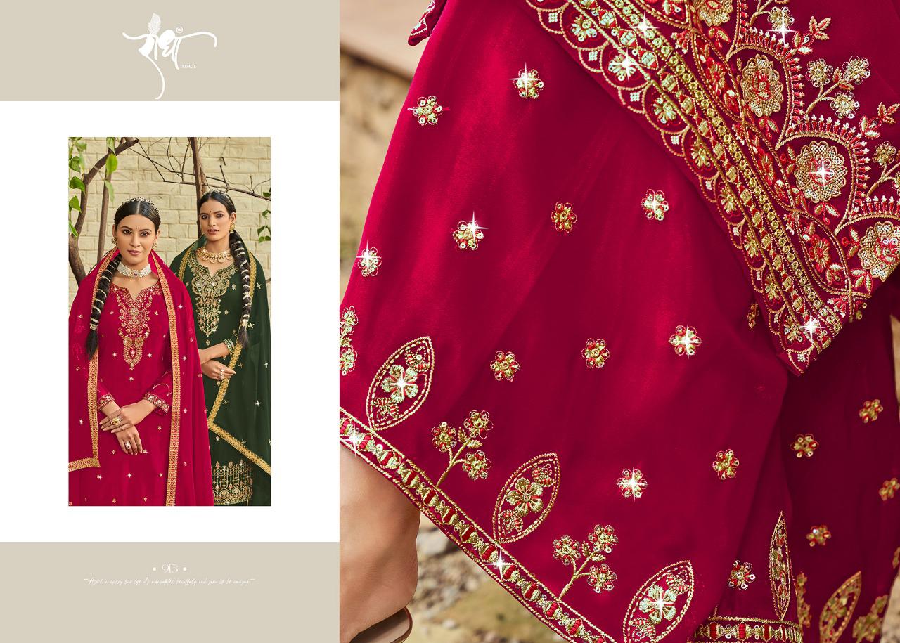 Radha Sakhi Heavy Wedding Wear Georgette Fancy Designer Salwar Suit Collection